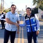 Entregan C&eacute;sar y Daniel rehabilitaci&oacute;n de avenida colindante