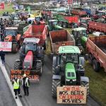 Protestan agricultores en Francia