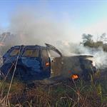 Indagan incendio de camioneta