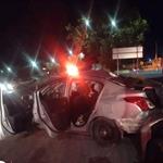 Cuatro lesionados tras estrellamiento de auto en Allende