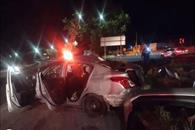 Cuatro lesionados tras estrellamiento de auto en Allende