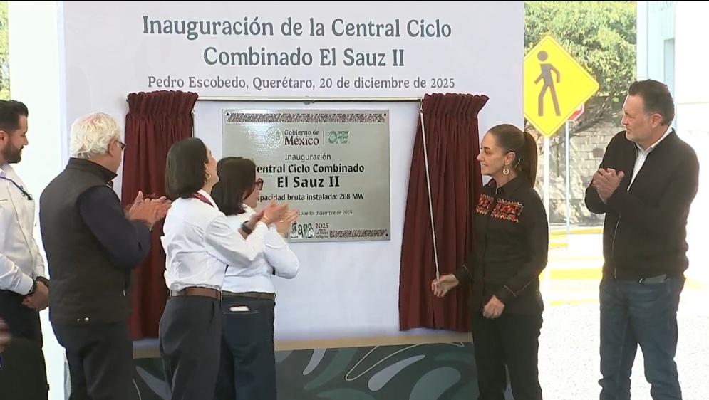 Sheinbaum inaugura nueva central el&eacute;ctrica en Quer&eacute;taro
