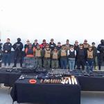 Caen 17 hombres con arsenal b&eacute;lico en Montemorelos
