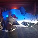 Volcadura deja un lesionado en Guadalupe