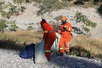 Realizan nueva jornada de limpieza en el r&iacute;o Santa Catarina