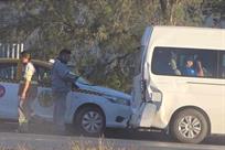 Deja carambola 6 lesionados