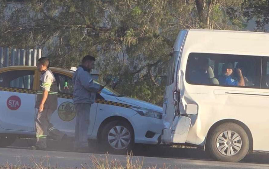 Deja carambola 6 lesionados