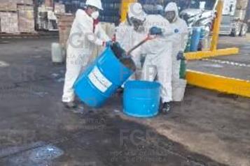 Destruye FGR tres toneladas de precursores qu&iacute;micos
