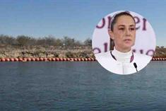 Defiende Claudia entrega de agua a EU