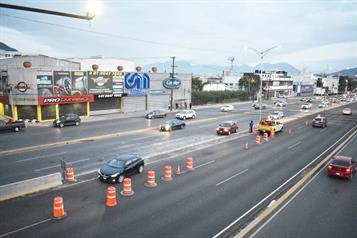 Suspenden contraflujos en Monterrey