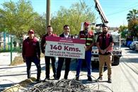 Repara Santa Catarina m&aacute;s de mil 600 baches