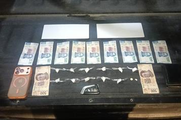 Detienen a sujeto con droga