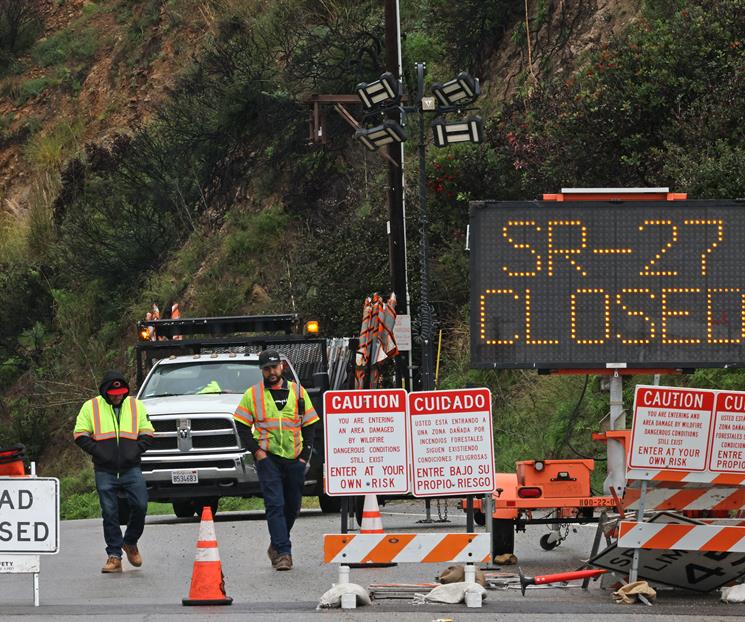 Intensas lluvias e inundaciones repentinas golpean a California