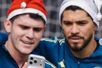 As&iacute; festejaron la Navidad los equipos y deportistas