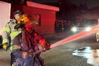 Arde casa en Escobedo