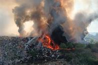 Reportan nuevo incendio en basurero clandestino de Culiac&aacute;n