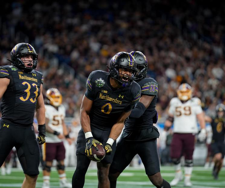 Se corona Northwestern en el GameAbove Sports Bowl
