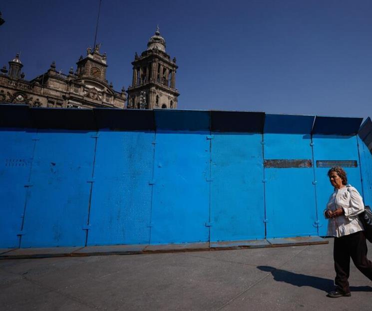 Reservan hasta 2030 datos de vallas en Palacio Nacional