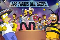 Los Tigres del Norte cruzan al mundo amarillo de Los Simpson
