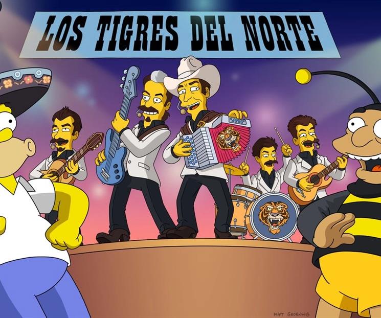 Los Tigres del Norte cruzan al mundo amarillo de Los Simpson Los Tigres del Norte cruzan al mundo amarillo de Los Simpson