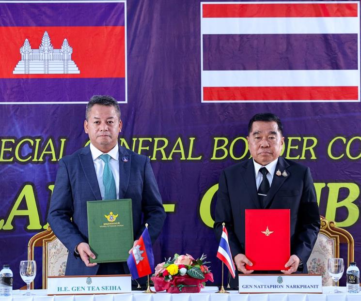 Acuerdan Tailandia y Camboya un "alto el fuego inmediato"