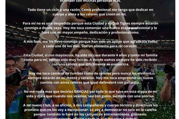 Nunca los olvidar&eacute;, C&oacute;rdova a afici&oacute;n de Tigres