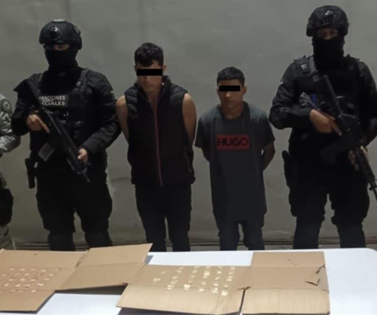 Detenidos con 51 dosis de coca&iacute;na