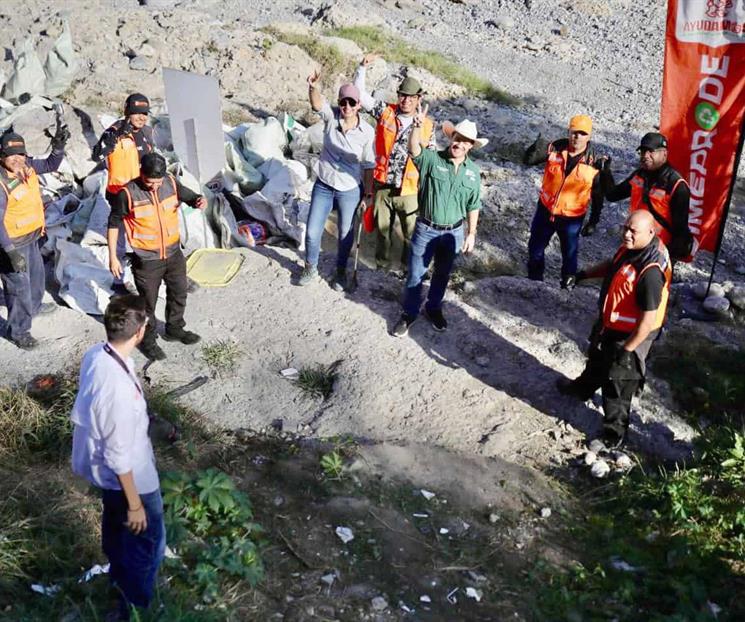 Recolectan 59.5 toneladas de residuos en el R&iacute;o SC