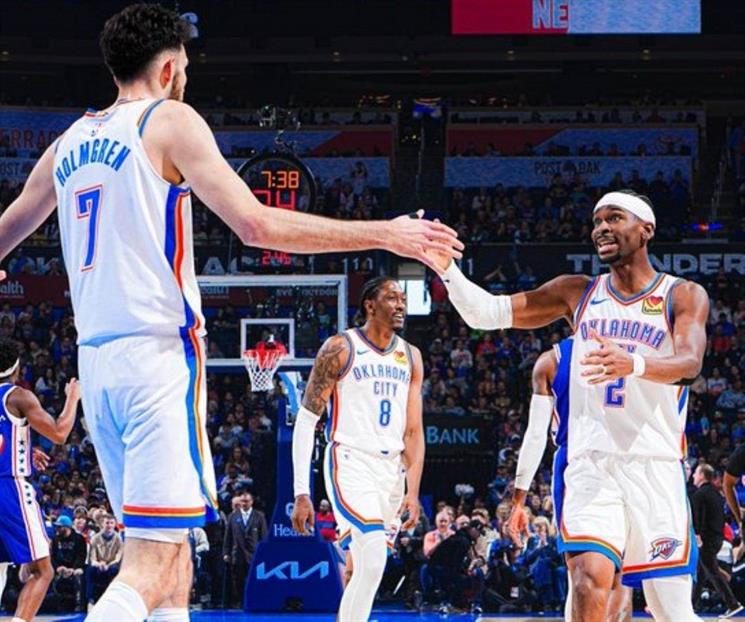 Se recupera el Thunder y vence a Sixers