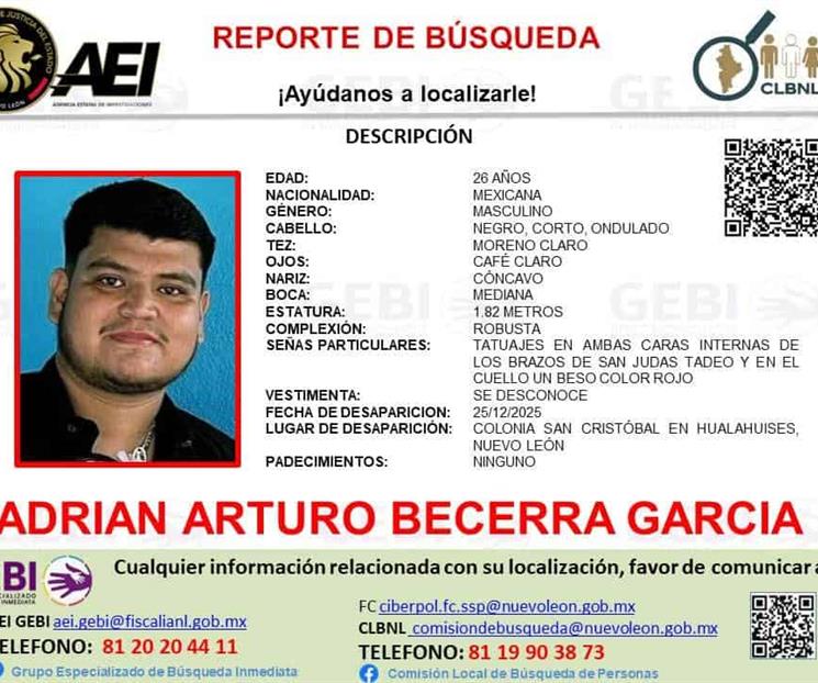 Encuentran sin vida en Linares a hombre reportado como desaparecido