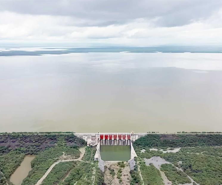 Termina el desfogue de la Presa El Cuchillo