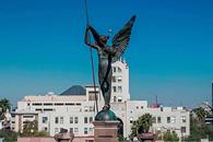Concluyen trabajos de restauraci&oacute;n de la escultura la Victoria Alada