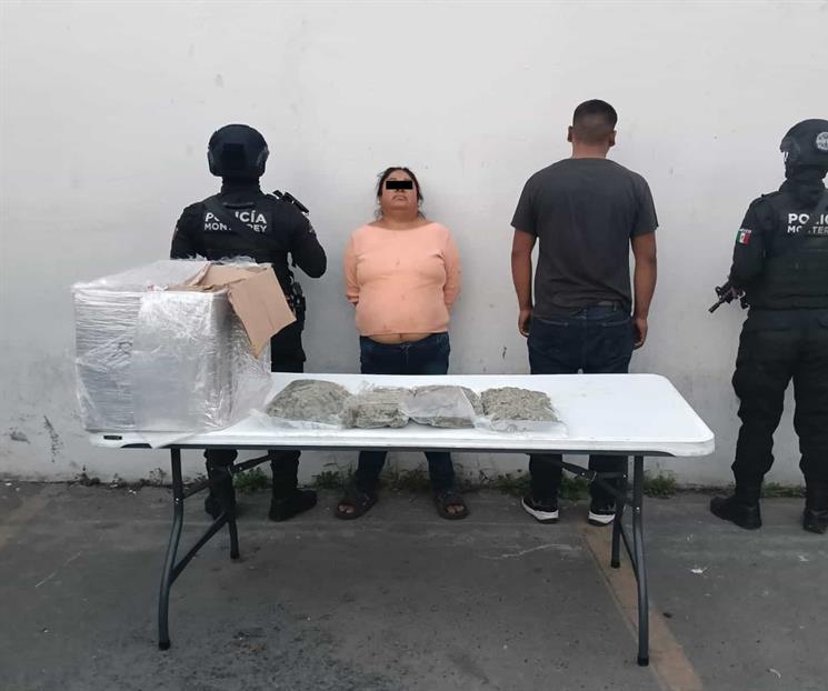 Capturan a madre e hijo con droga Capturan a madre e hijo con droga