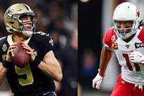 Son Drew Brees y Larry Fitzgerald finalistas en el Sal&oacute;n de la Fama