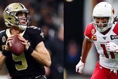 Son Drew Brees y Larry Fitzgerald finalistas en el Sal&oacute;n de la Fama