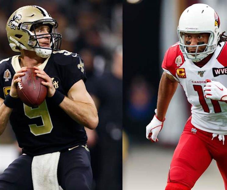 Son Drew Brees y Larry Fitzgerald finalistas en el Sal&oacute;n de la Fama