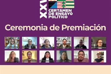 Reconocen los mejores trabajos del XXVI Certamen de Ensayo Pol&iacute;tico