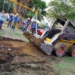 Inicia SN remodelaci&oacute;n de plaza p&uacute;blica en Valle de Santo Domingo