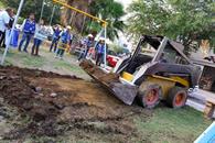 Inicia SN remodelaci&oacute;n de plaza p&uacute;blica en Valle de Santo Domingo