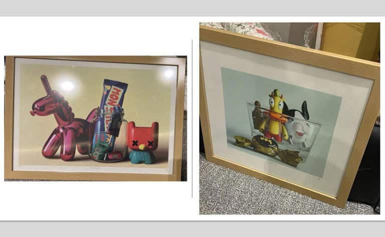 Hallan obras de arte y medallas en inmuebles vinculados a Ryan Wedd Hallan obras de arte y medallas en inmuebles vinculados a Ryan Wedd