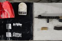 Aprehenden a sujeto con arma larga y droga