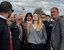 Visita Angelina Jolie el paso de Rafah en apoyo a Gaza Visita Angelina Jolie el paso de Rafah en apoyo a Gaza