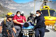 Rescatan a senderista Rescatan a senderista