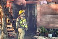 Destruye incendio dos casas Destruye incendio dos casas