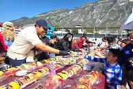 Comparten en Santa Catarina rosca de reyes y regalos Comparten en Santa Catarina rosca de reyes y regalos