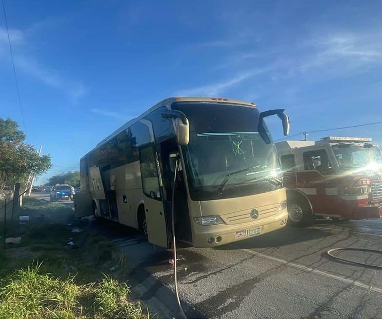 Alarma incendio en autobús Alarma incendio en autobús