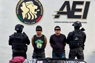 Caen con arma de fuego y droga