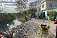 Evacua Escobedo a familias afectadas por deslave