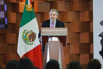 Reaparece canciller Juan Ram&oacute;n de la Fuente