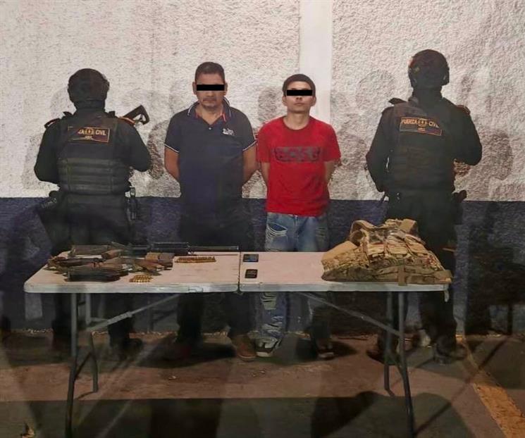 Capturan a dos sujetos con armas de fuego Capturan a dos sujetos con armas de fuego